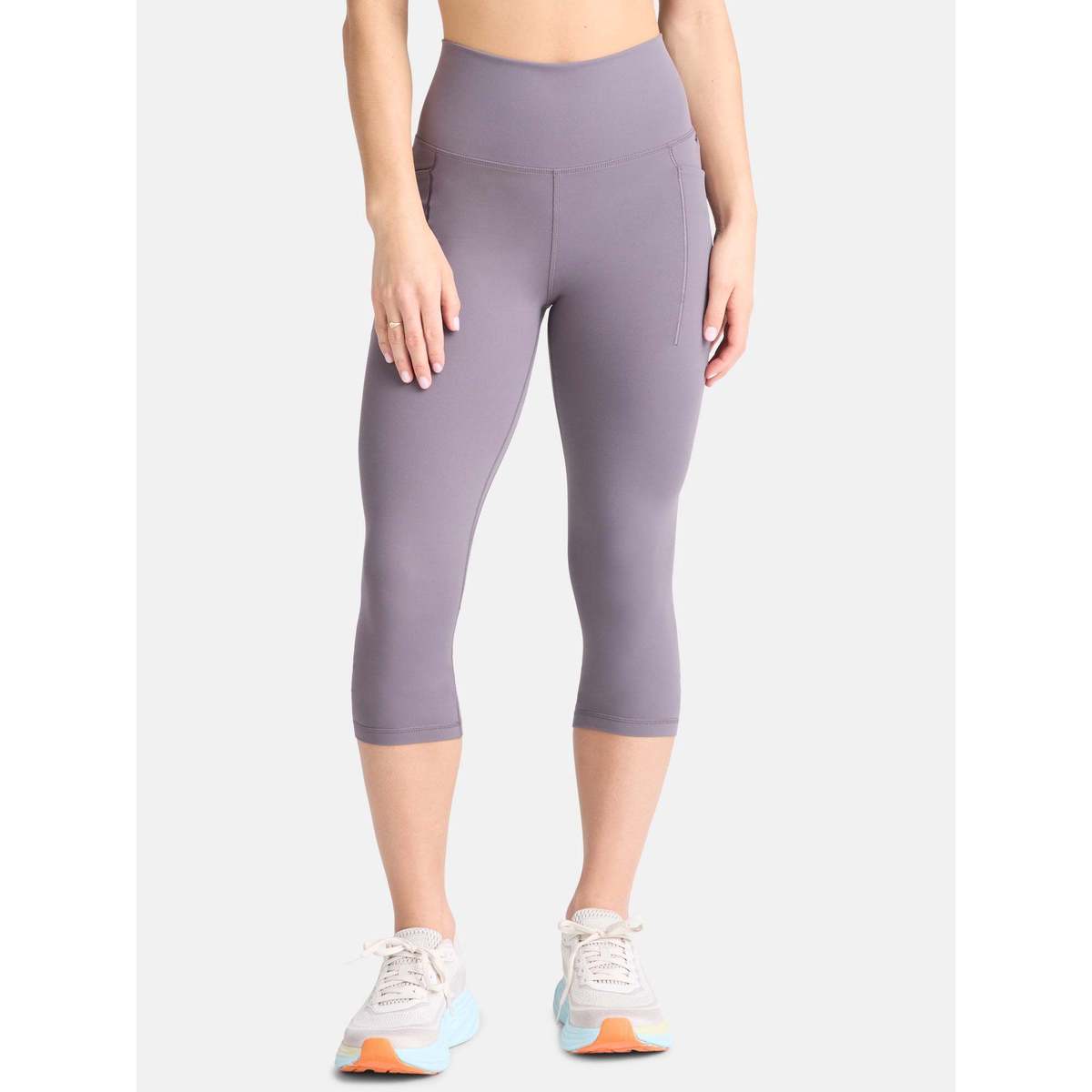 OEM Top Selling Summer Knitted Nude Feeling High Waisted Tight Hip-Lifting Slimming Sport Pants Fitness Women's Capri Leggings