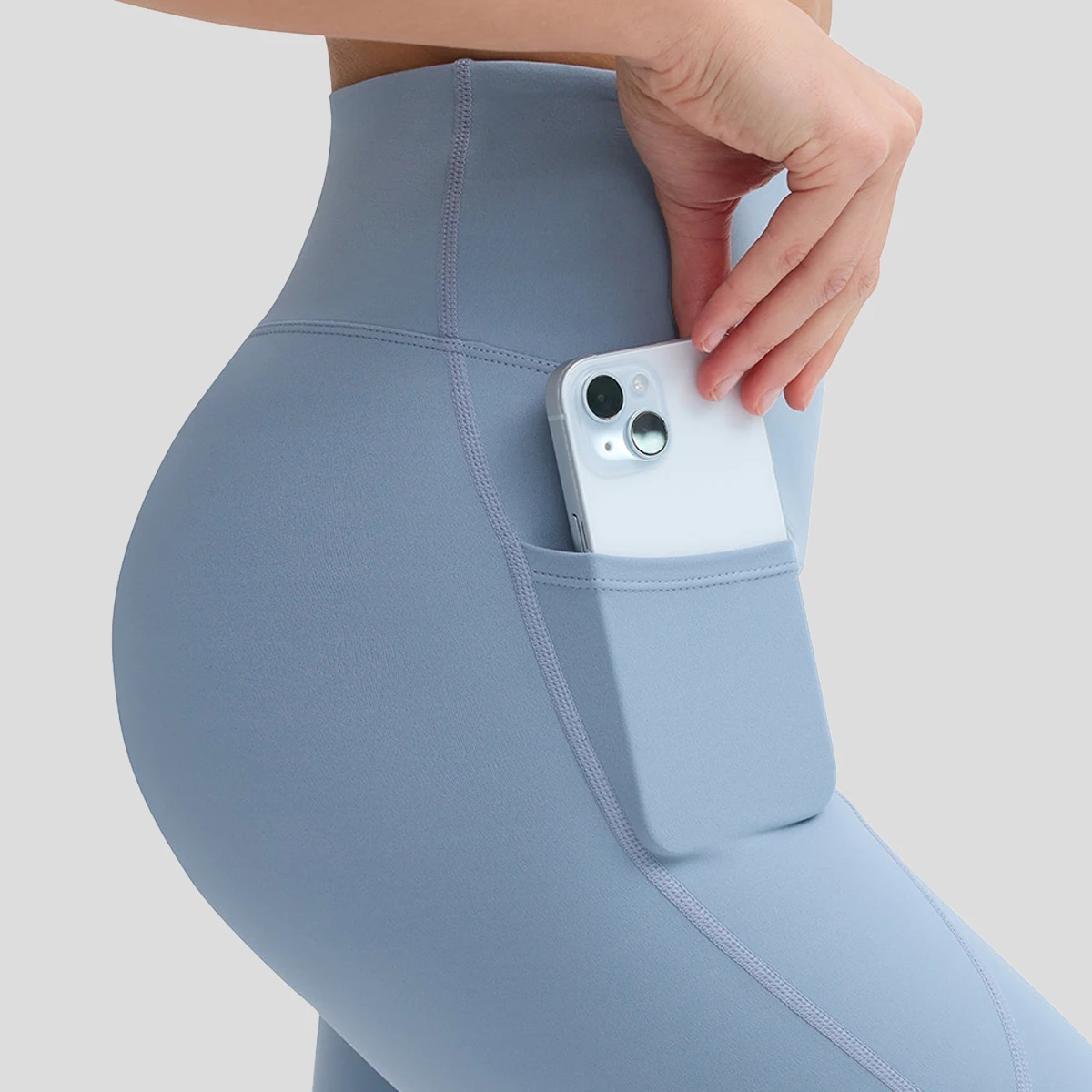 High Waist Leggings Women with Pockets Tummy Control Stretch Yoga Pants Full-Length Gym Fitness Pilates Running Workout Leggings