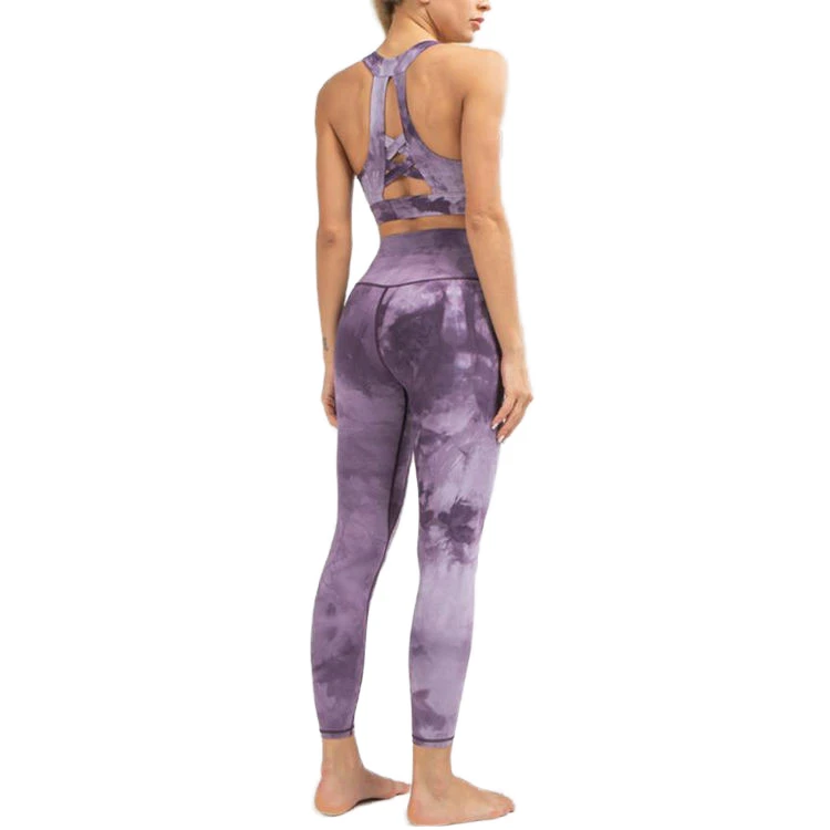 2023 Lulu Design Tie Dye Hip Door Yoga Leggings for Women High Waist Active Wear Fitness Workout Gym Sports Cropped Pants