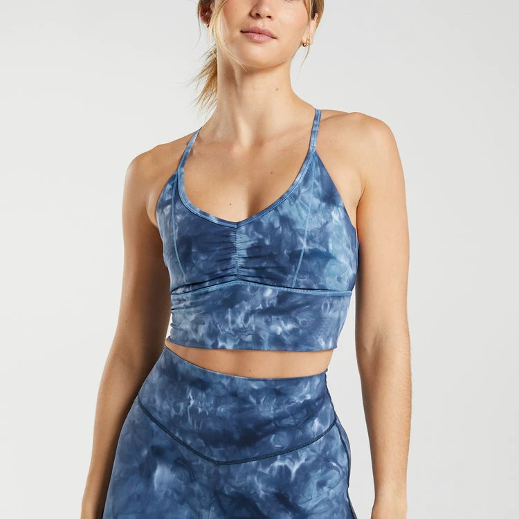 Factory Wholesale Sublimation Print Sports Bra for Teenagers
