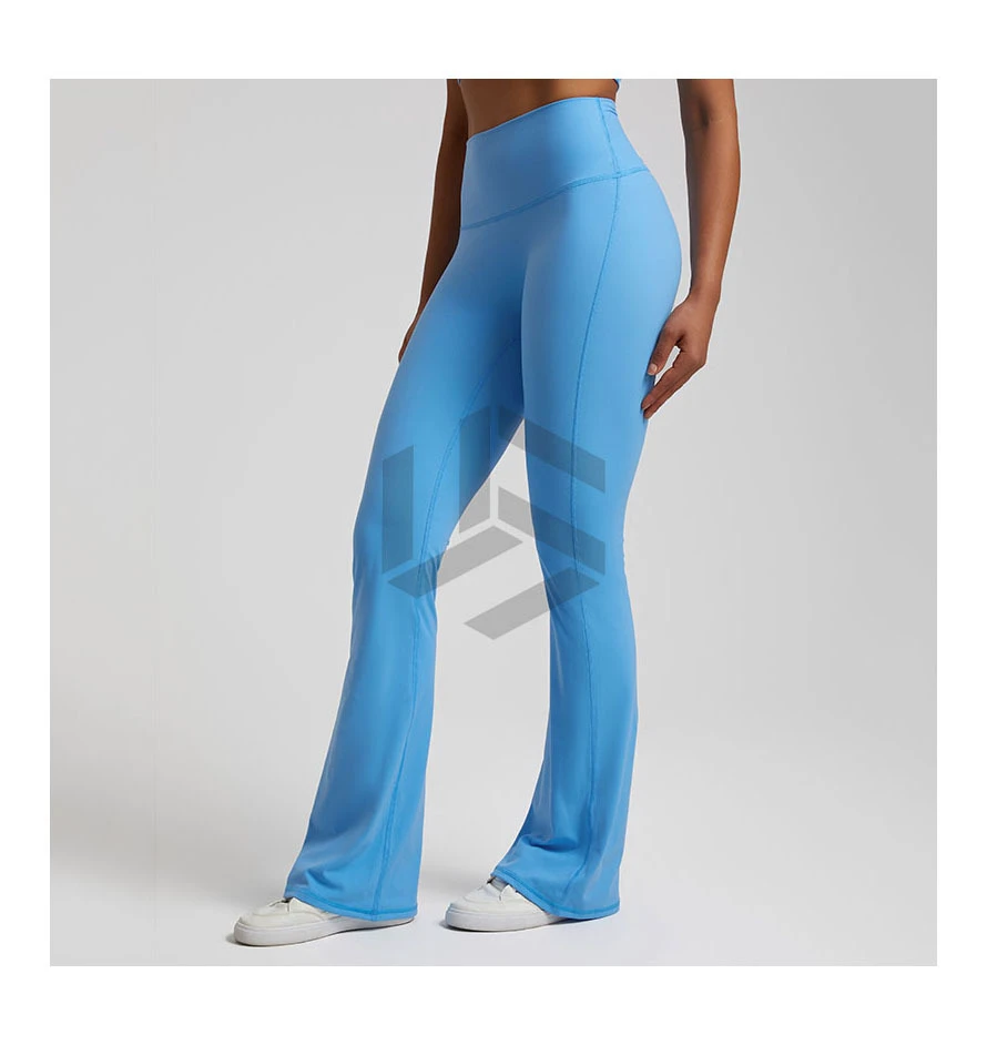 Women's High Waist Fast Drying Yoga Leggings Elastic Waist Closure Skinny Fitness Wear with Solid Pattern for Running