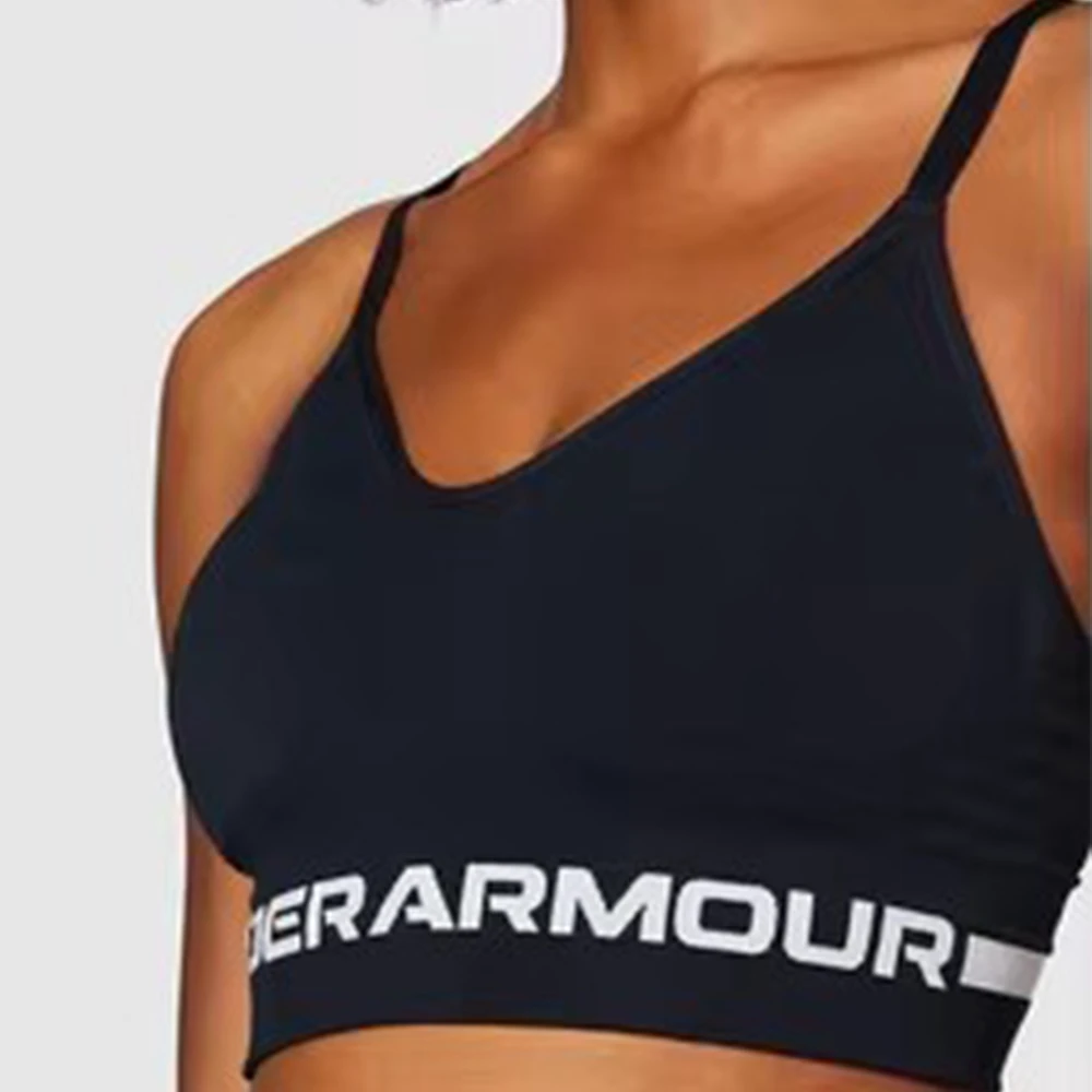 Hot-Selling Beautiful Sports Bra for Women Summer Everyday English Letter Knitted Cup No Rim Back Chest-Wrapped Shoulder Straps