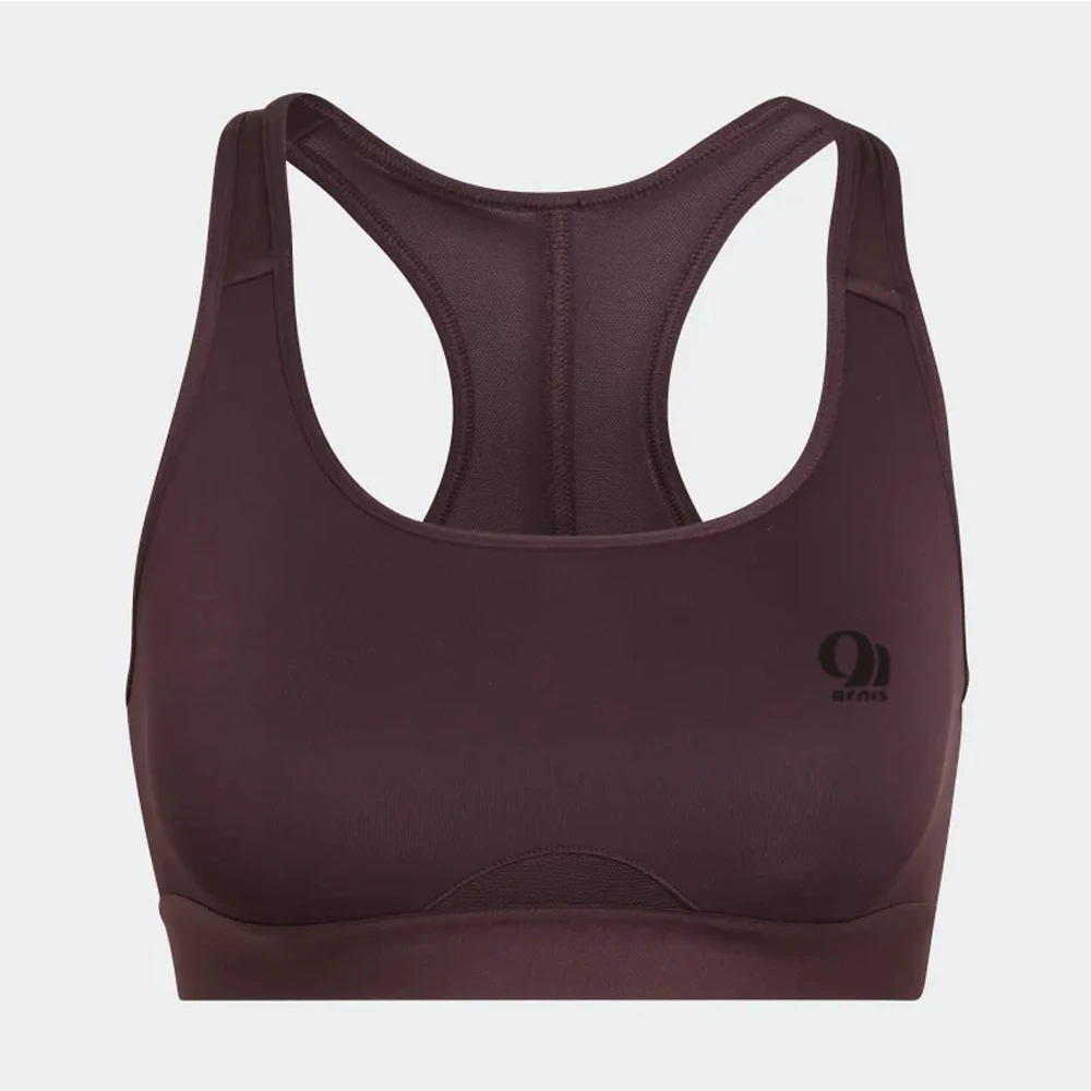 Women's Yoga Sports Bra Seamless Anti-Bacterial Comfortable Spandex/Polyester Medium Support Removable Pads Customizable Logo