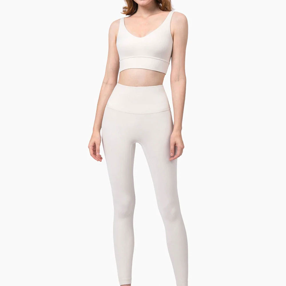 Women Two Piece Solid Eco-Friendly Activewear Set Light Sports Bra Jacket Shorts Casual Fitness Wear Slim Fit Breathable Yoga