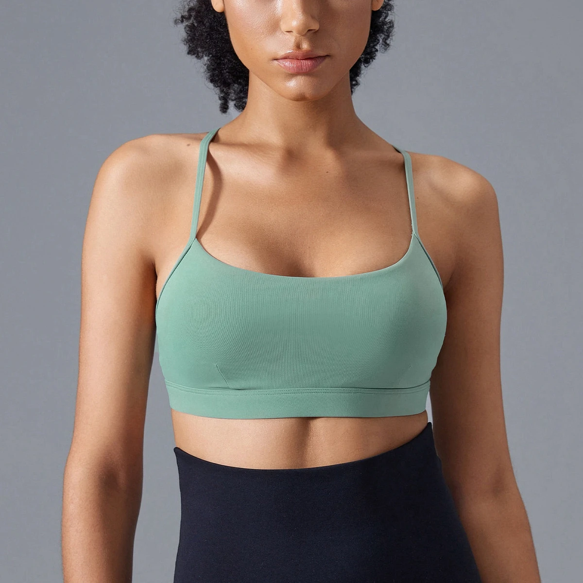 Hot Selling Adjustable Shoulder Straps Beautiful Back Sports Bra Women's Running Shockproof Fitness Bra Nude Yoga Bra for Women