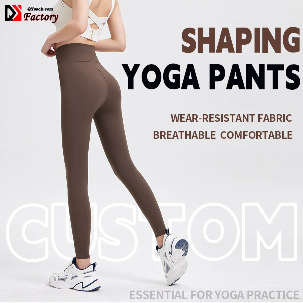 Custom Collant De Sport Pants High Waist Butt Lift Workout Leggings Fitness Gym Wear Women Calf-Length Yoga Leggings