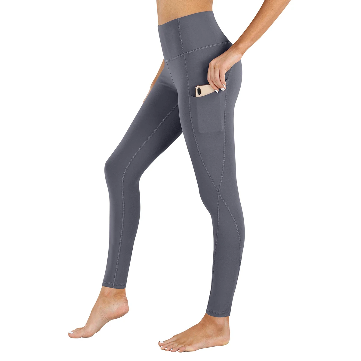 Wholesale XL Full Length High Waist Yoga Pants Tights Spandex/Polyester Hip Lifting Tummy Control Quick Dry Breathable Leggings