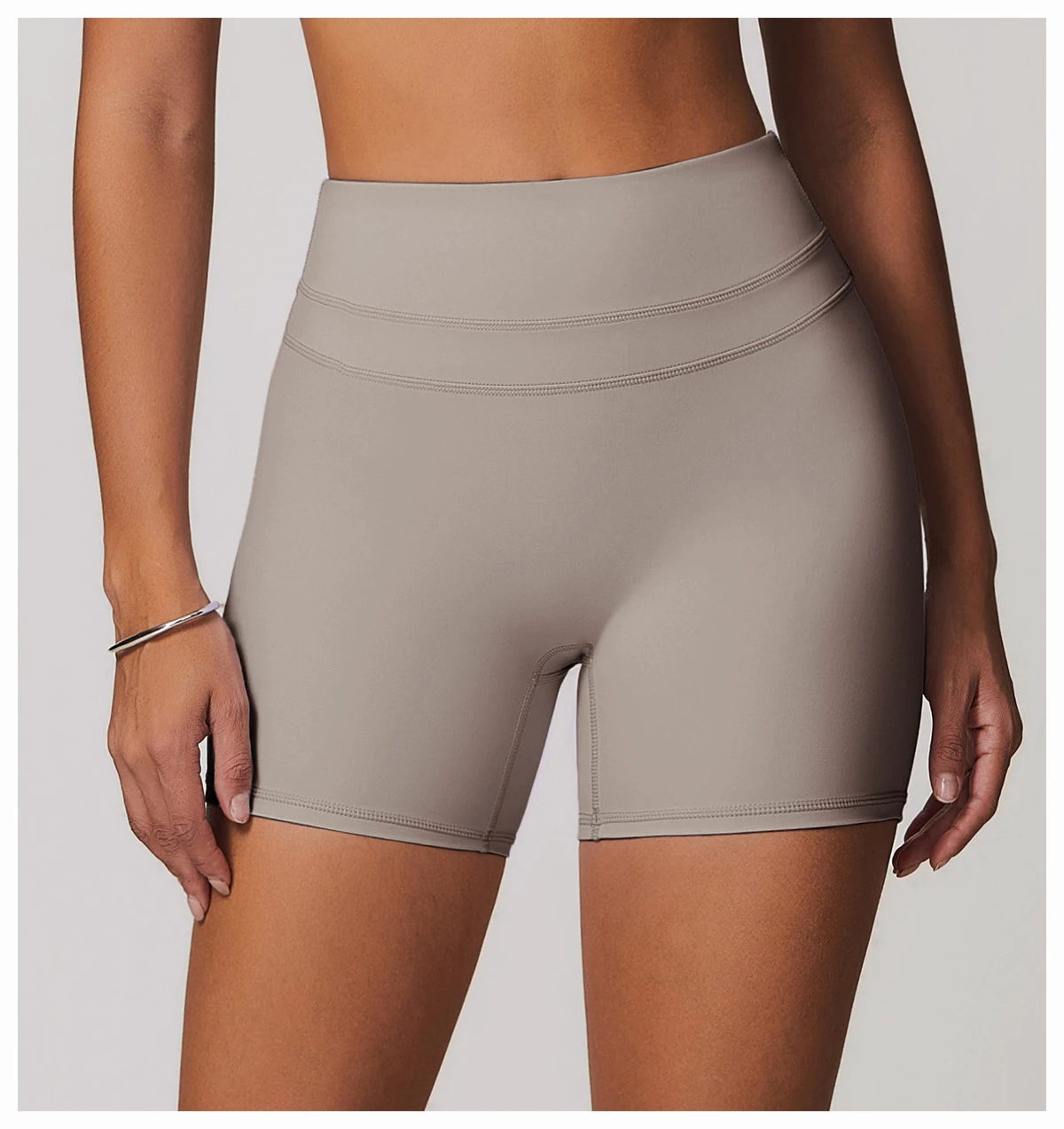 High Waist Peach Hip Lift Running Fitness Sports Shorts Breathable Lightweight Yoga Shorts