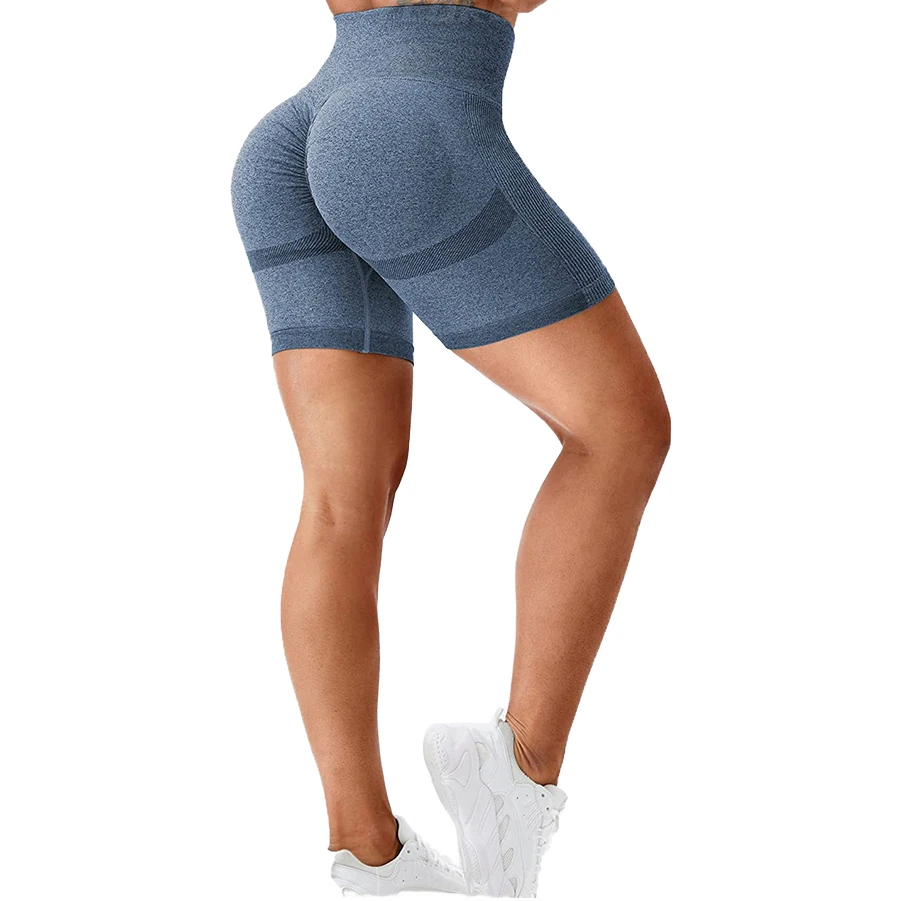 High Waist Hip Lifting Three-Point Yoga Shorts Breathable Elastic Waist Closure Fitness Running Pants Plain Dyed Sports Clothing