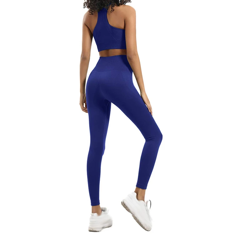 Women's High Waist Four-Way Stretch Eco-Friendly Solid Organic Cotton Yoga Leggings Tummy Control Elastic Waist Ankle-Length