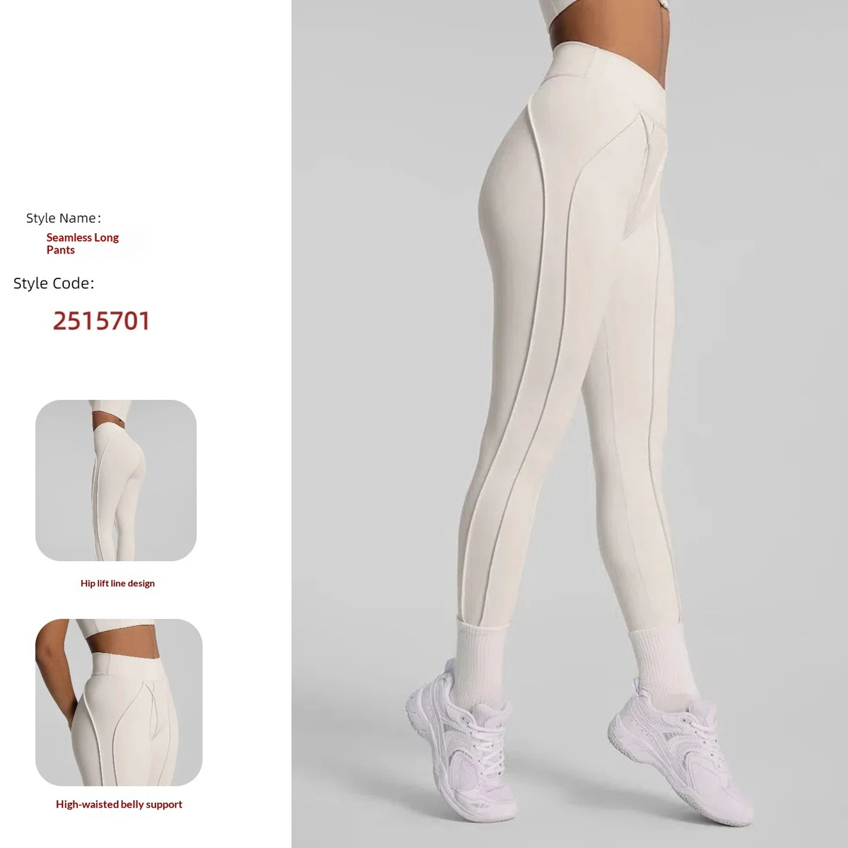 Cross-border High-waist Yoga Leggings Women Hip-lifting Tummy Control Tight Sports Elastic Quick-dry Fitness Cycling Running