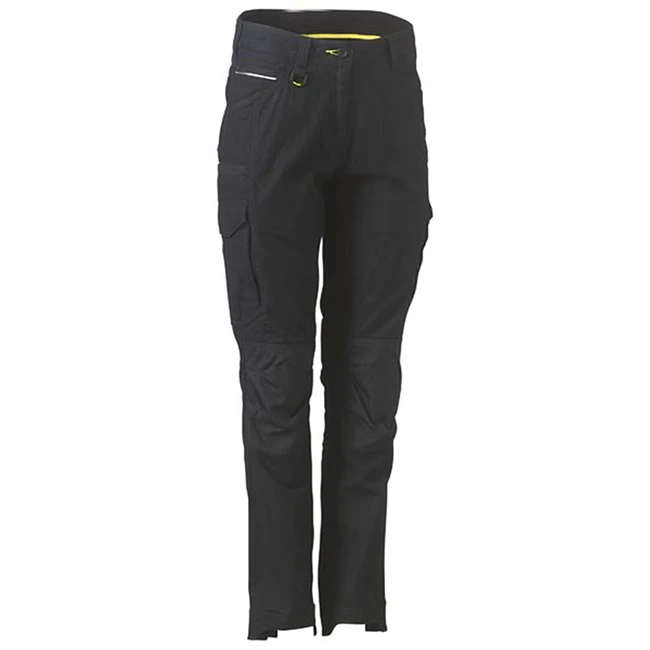 Casual High Waist Women's Cargo Pants Drawstring Elastic Waist Outdoor Quick Dry Mid-rise FLX Move Summer 100% Cotton Canvas