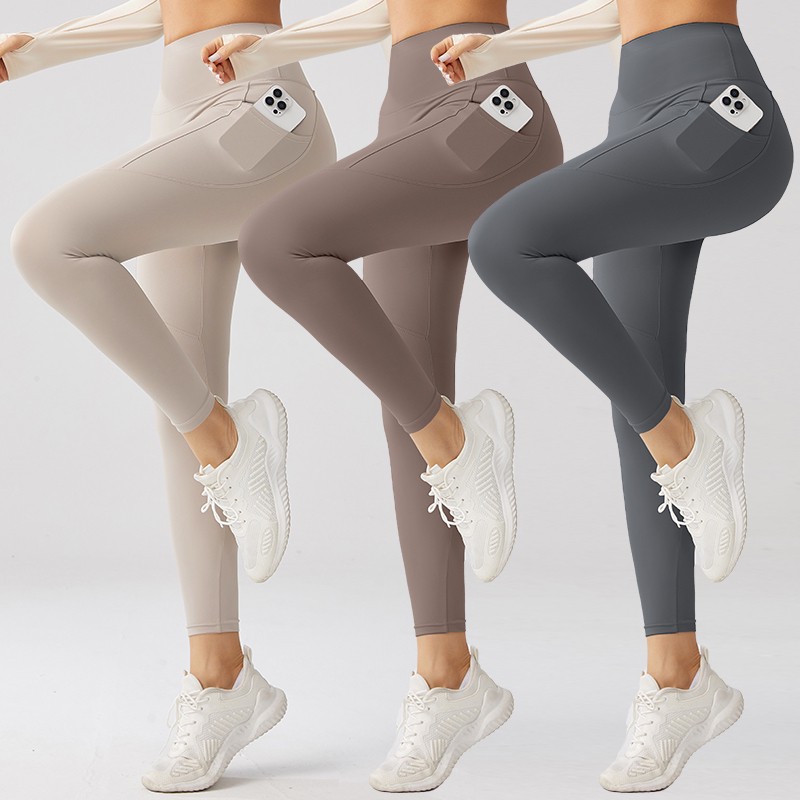 2026 New Seamless High Waist Sport Fitness Yoga Pants Printed Solid Camouflage Yoga Pant With Pocket Leggings Gym for Women