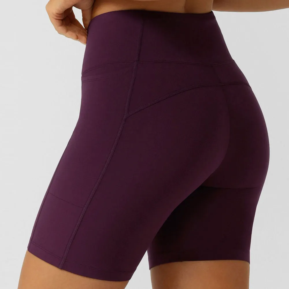 High Waist Push up Tummy Control Women Yoga Shorts Quick Dry Stretch Custom Print OEM ODM Fitness Gym Workout Tights