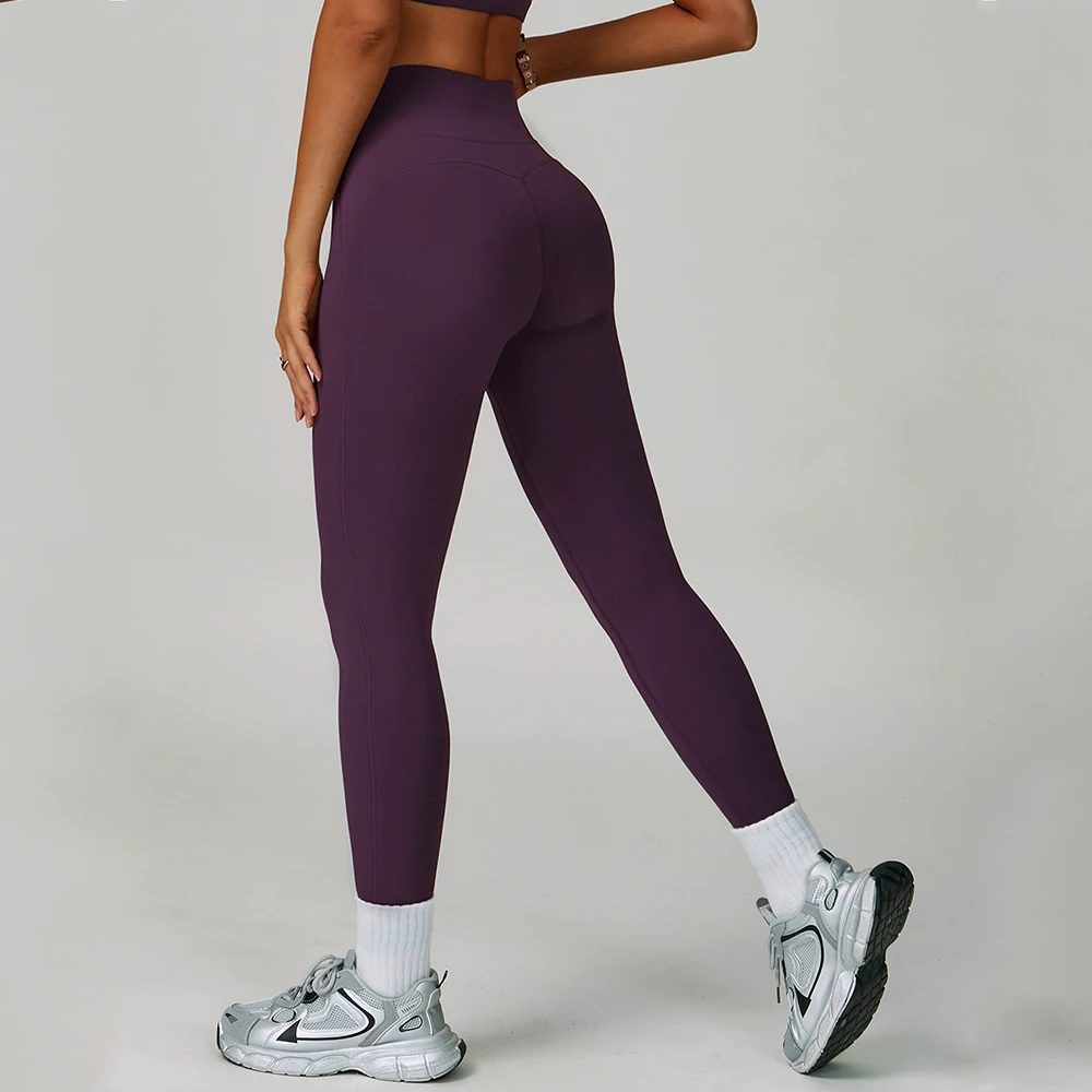 Wholesale Custom Logo Yoga Pants Women Sport Leggings High Waist Push Up Woman Tights Fitness Running Workout Gym Clothing Pants
