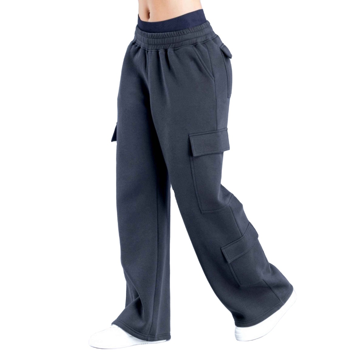 Fashionable Sweatpants Women Casual Regular Fit Versatile Mid Waist Nine-point Pants Street Trousers Men's Pants Washed 2025