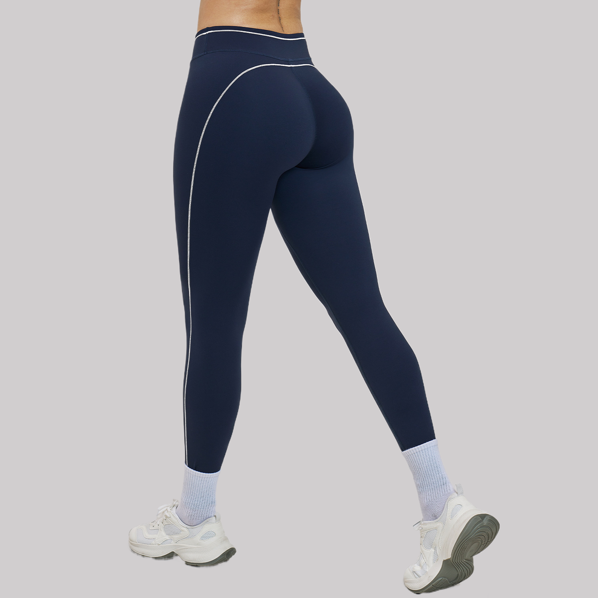 Color Blocked Yoga Pants, High Waisted Quick Drying Leggings, Outdoor Cycling and Fitness Running Pants