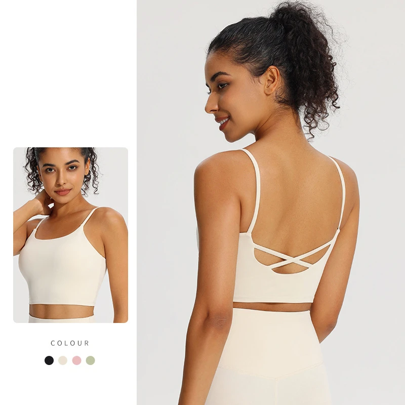 Wholesale, Custom OEM Sports Bras for Women, One-piece Support Cups, Shockproof, High-intensity Sports, Fitness, and Yoga Bras