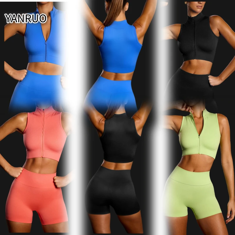 Women's High-Waisted Elastic Waist Hip-Lifting Yoga Shorts Plus Size XL Solid Pattern Spandex/Nylon Shockproof Gym Sports Top