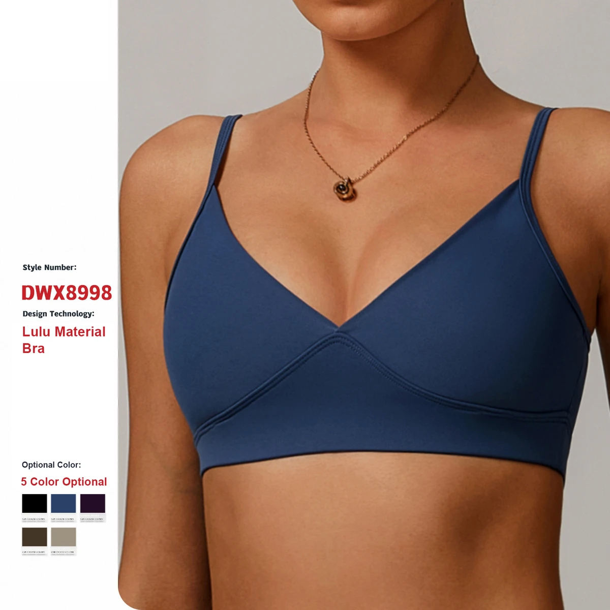 Custom High-Quality Sustainable Fabric Quick-Drying Yoga Bras Gym Running Sports Bras Women Tight-Fit Quick-Drying Fitness Tops