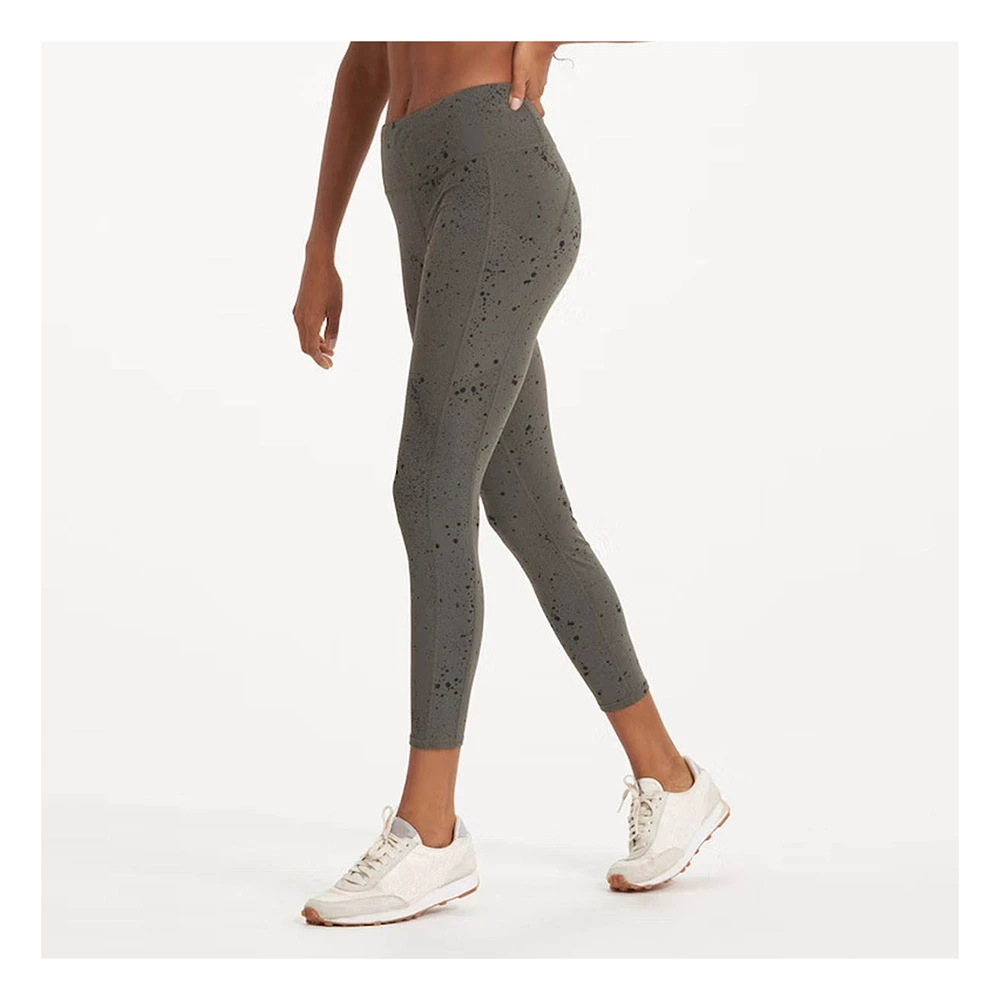 Elastic Waist High Waist Yoga Leggings Breathable Four-Way Stretch Tummy Control Plus Size Seamless Workout Fitness Gym Wear