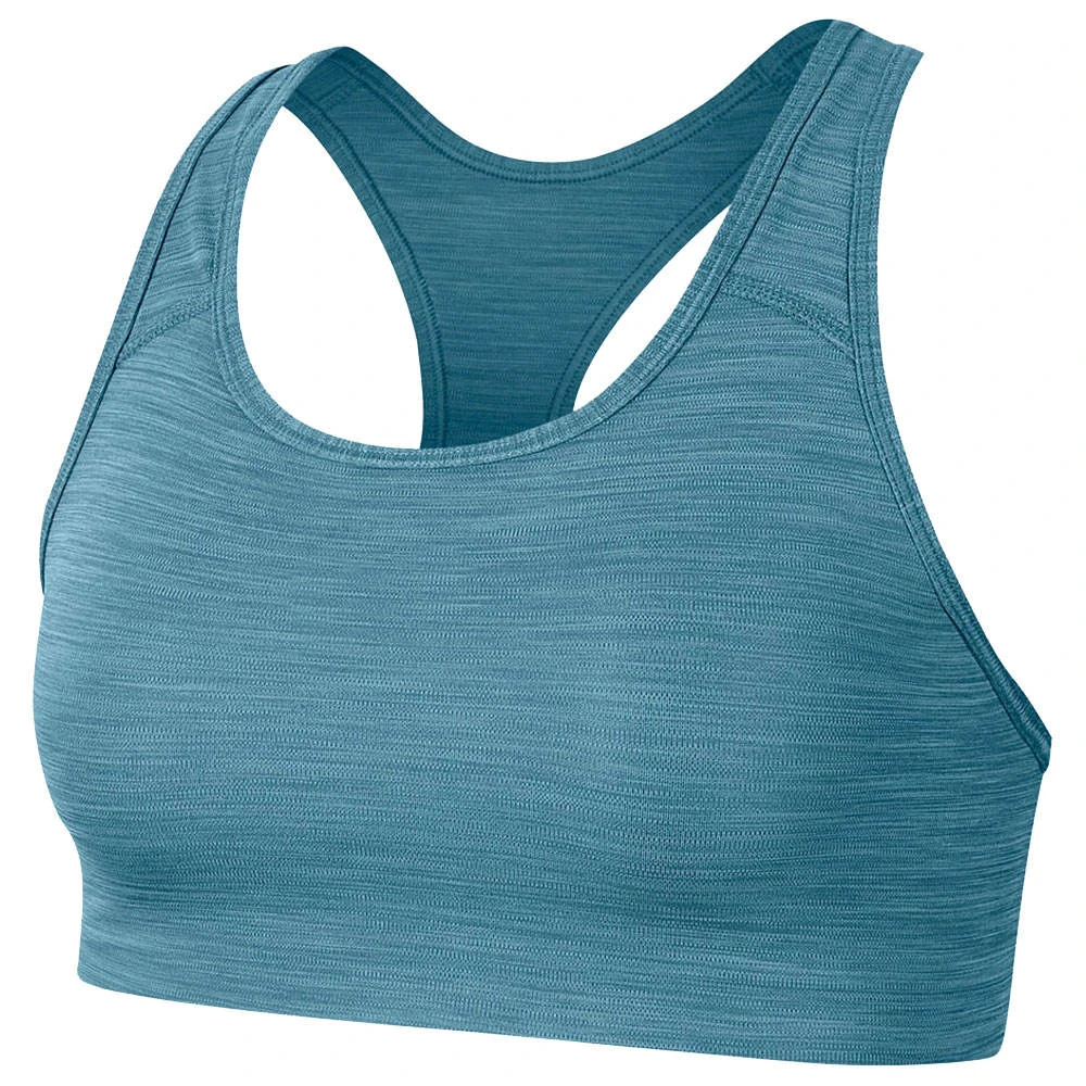 High Support Sports Bra with Quick-Dry Fabric Front Logo Back Adjustable Straps for Active Use in Running & Training