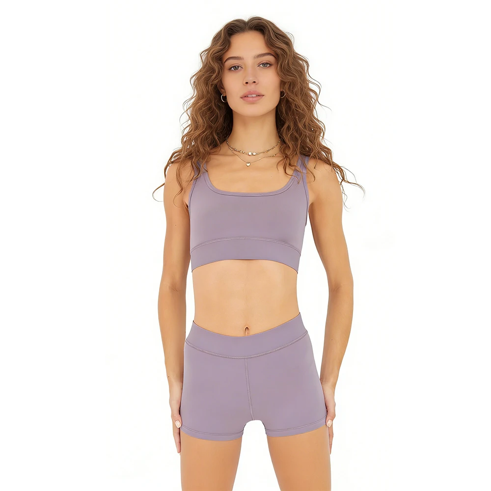 Customized Logo Waistband Woman High Waist Fitness Exercise Shorts Sexy Running Sports Yoga Shorts Tummy Workout Shorts