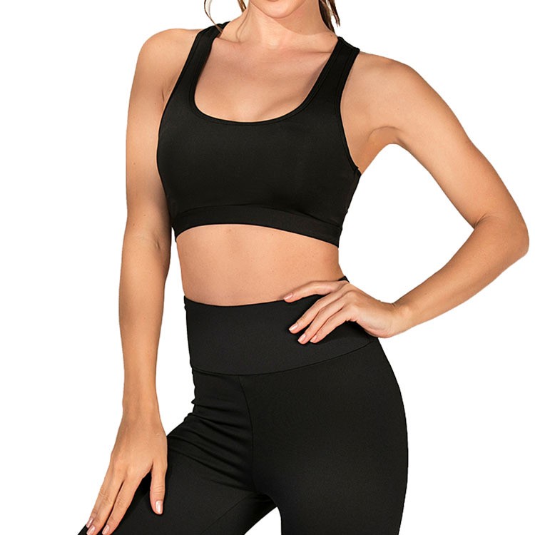 Best Quality Fitness Wear Women Sports Bra Custom Made Simple Front Design High Support Quick Dry Customizable