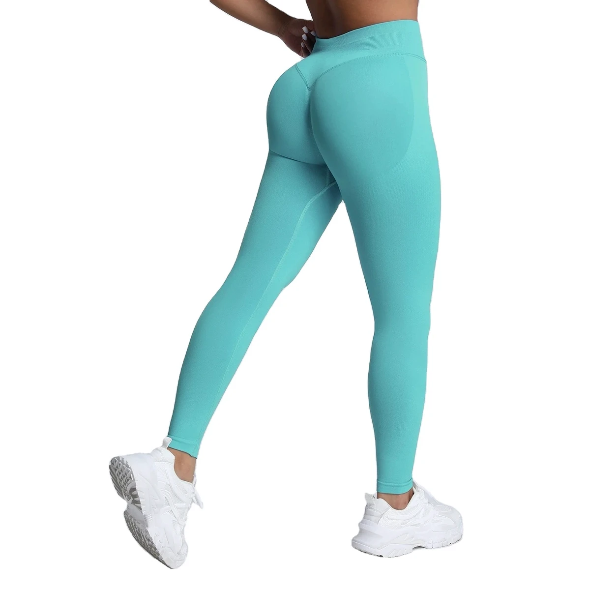 Women's High Waist Yoga Leggings Seamless High Stretchy Butt Lifting Breathable Anti-Bacterial Spandex/Nylon Sports Pants Casual