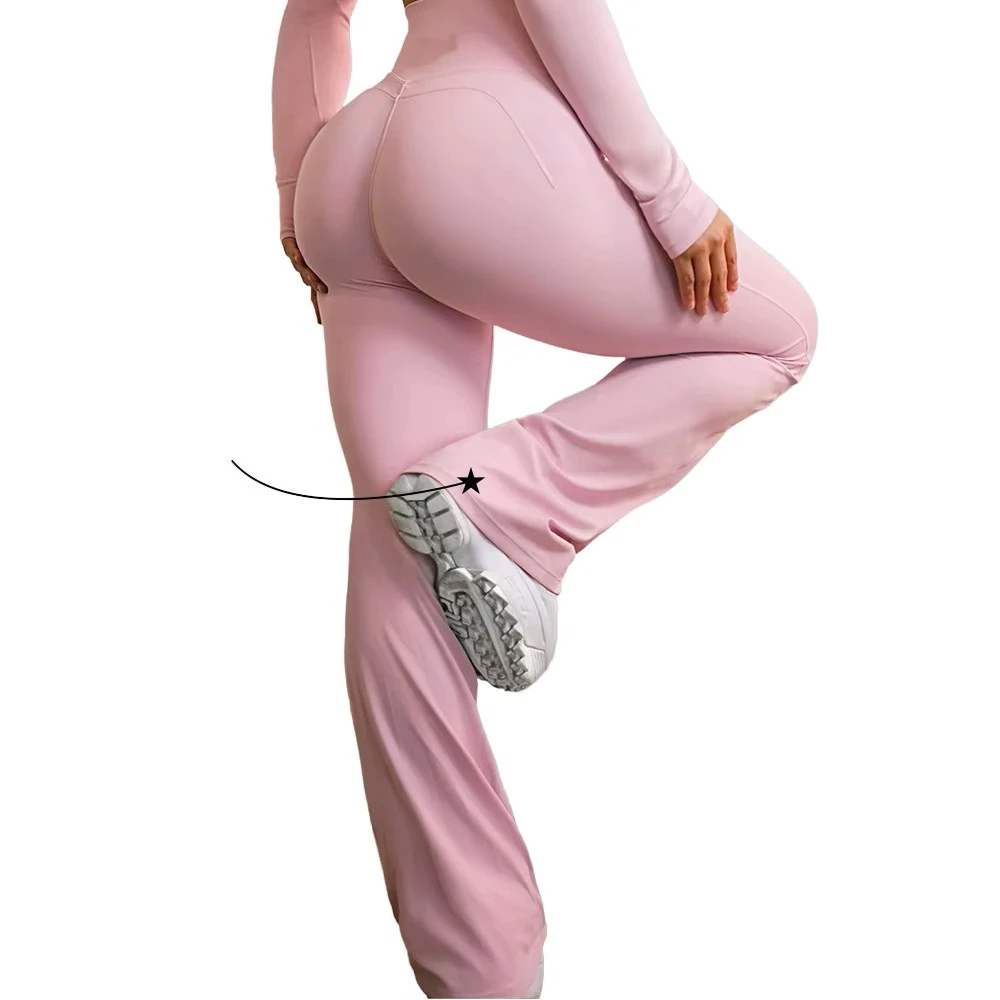 Solid Yoga Ankle-Length Pants High-Waisted Breathable Spandex/Nylon Plus Size Seamless Eco-Friendly Four-Way Stretch Quick Dry