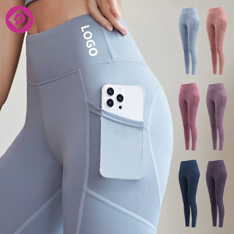 3XL Plus Size Women Breathable Fitness Tights Gym Pants Side Stripes 7-inch Yoga Leggings With Mesh Pockets