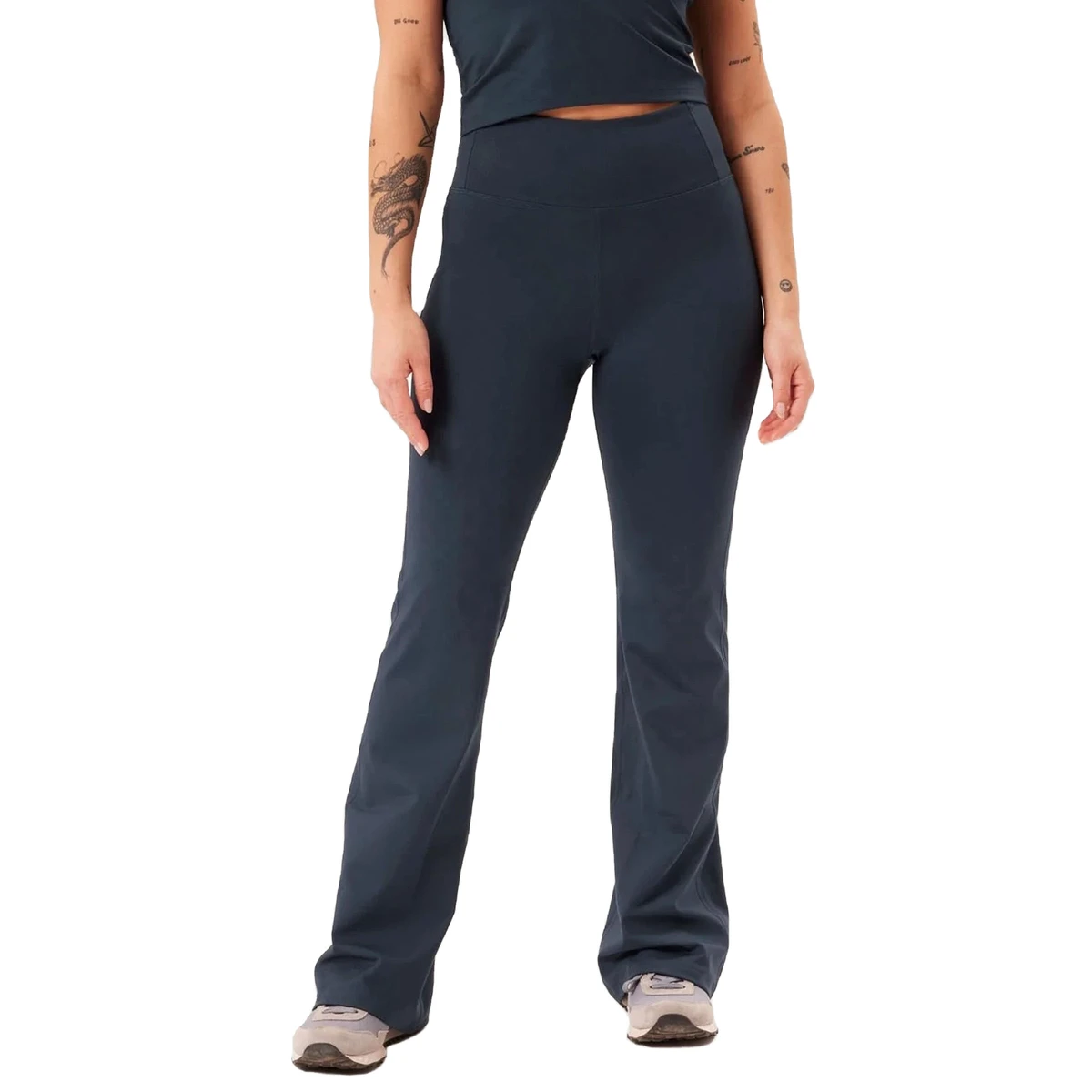 Women Yoga Flare Pants High Waist Stretch Bootcut Workout Leggings Fitness Athletic Activewear Comfortable Gym Trousers Quick