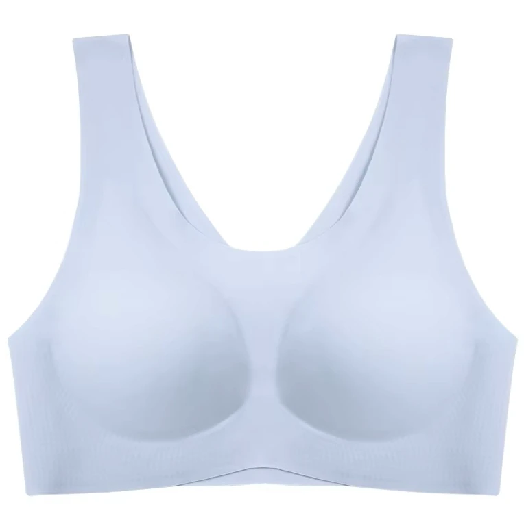 CL027 Plus Size Sports Bra Wholesale Seamless Yoga Bra Soft Comfortable Wire-Free Top Fitness Bra Simple Style Breathable