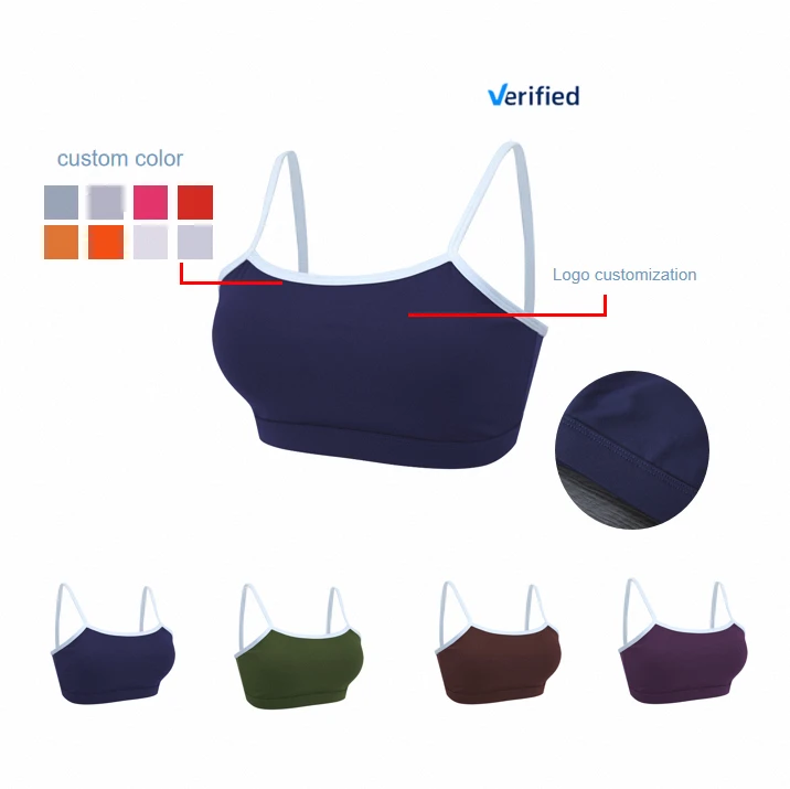 Hot Selling Custom Color Quick Dry Adults High Support Sports Bra for Women Gym Yoga