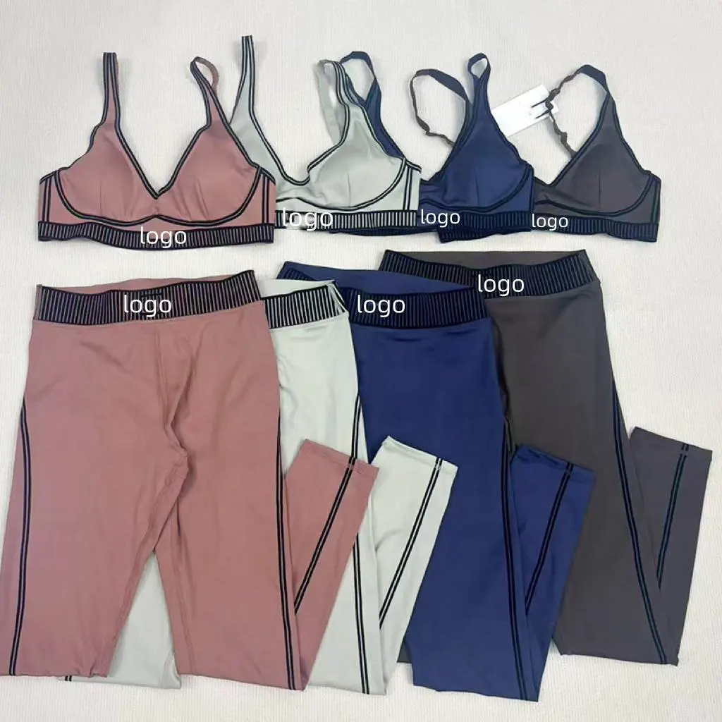 Women Yoga Set Workout Fitness Gym Wear Yoga Set Gym Clothing Breathable Yoga Set For Women