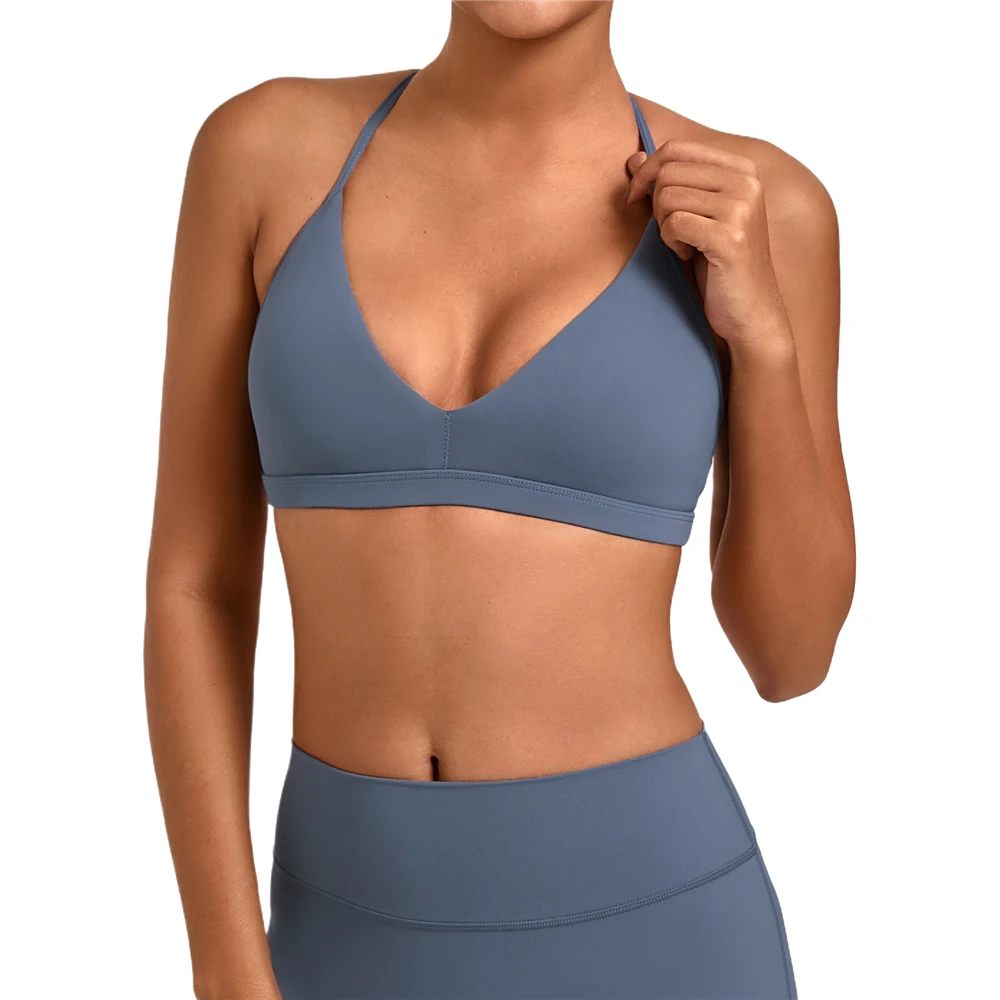 Adjustable Cross-border Yoga Bra, Hollowed-out Beautiful Back Versatile Underwear, Fitness and Running Sports
