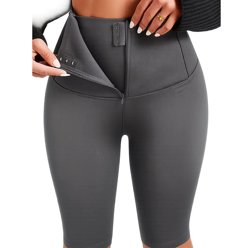 High Waist Print Capri Leggings Tummy Control Seamless Stretch Fit Knee Length Women's Yoga Pants Plus Size Spandex/Nylon