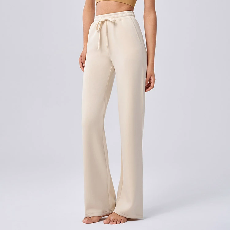 High Quality Comfort Straight Leg Women's Fitness Pants Fashion Casual Quick Dry Material for Yoga for Ladies Girls