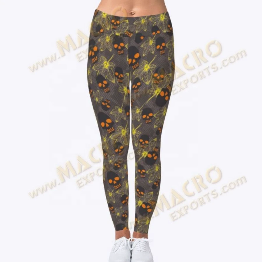 High Waist Nylon Spandex Plain Black Mesh Panel Insert Side Pocket Yoga Pants Leggings for Women
