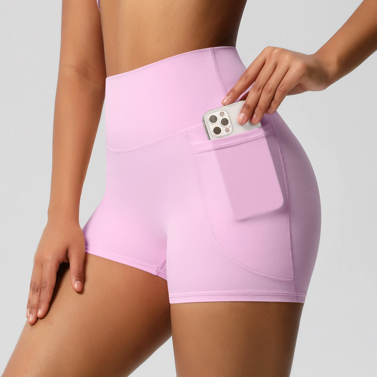 2025 Women High Waist Compression Scrunch Yoga Shorts Scrunch Workout Sports Short Pants Gym Fitness Yoga Biker Shorts