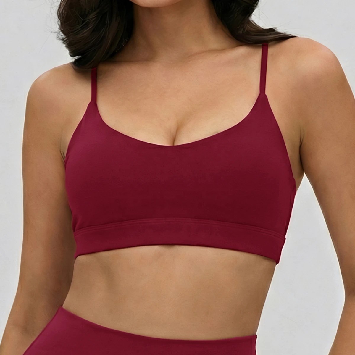 Women's Lightweight Breathable Yoga Sports Bras Backless Crisscross Straps Workout Tank Tops
