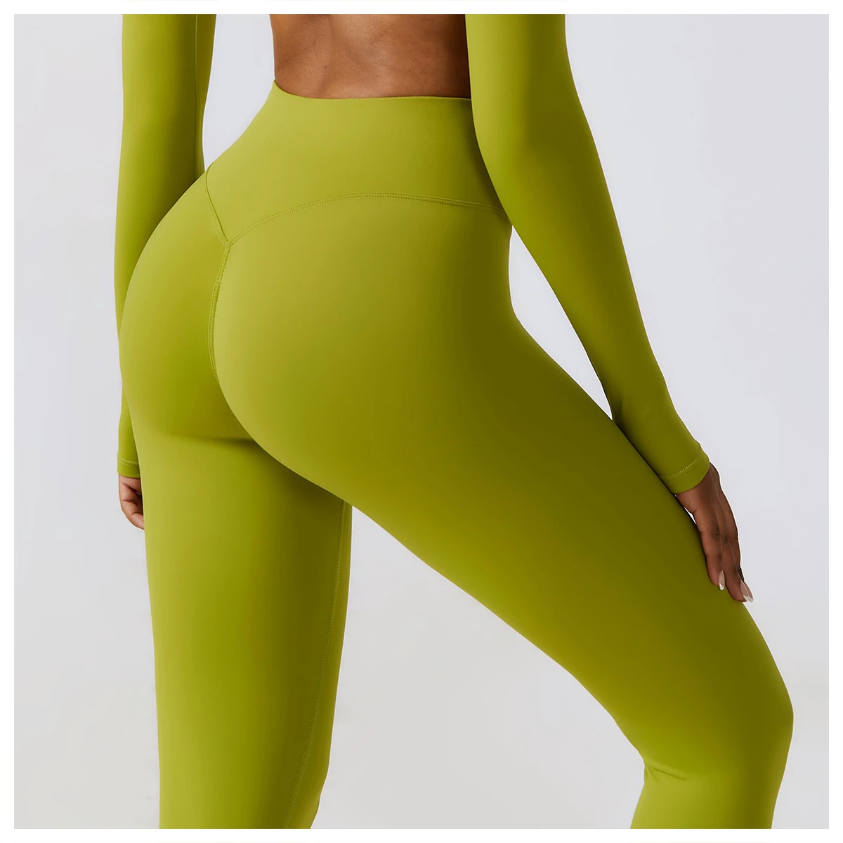 Women's High-Waisted Yoga Leggings Breathable Fitness Sports Pants Custom Quick Dry Spandex Adults