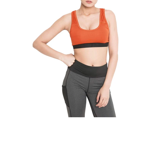 High Elastic Breathable Yoga Clothing Single piece Fitness Cross Back Straps Sports Bra Women Top Quality Sports Bra
