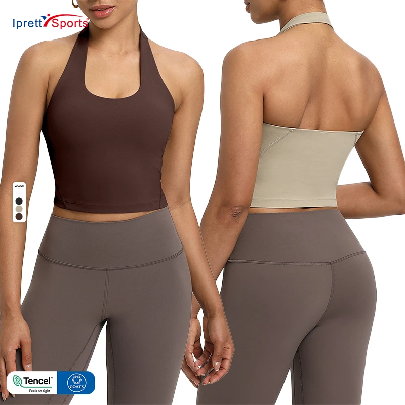 High Quality Women's Sports Halter Sports Bra for Women Quick-Dry Running Yoga Vest Lightweight and Plus Size Yoga Bra