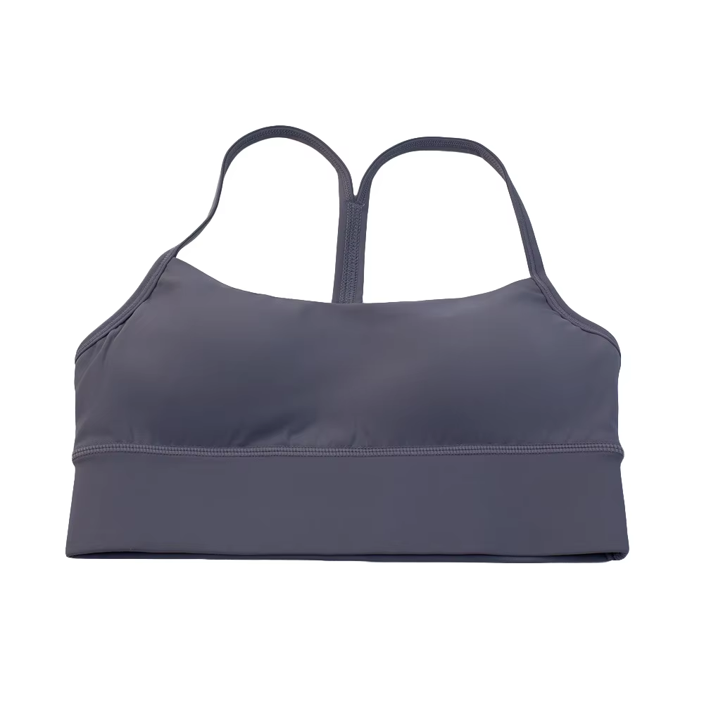 Women's Medium Support Cross Back Sexy Sports Bra Crop Top Comfortable Spandex Lining Solid Plus Size Breathable Quick Dry Yoga