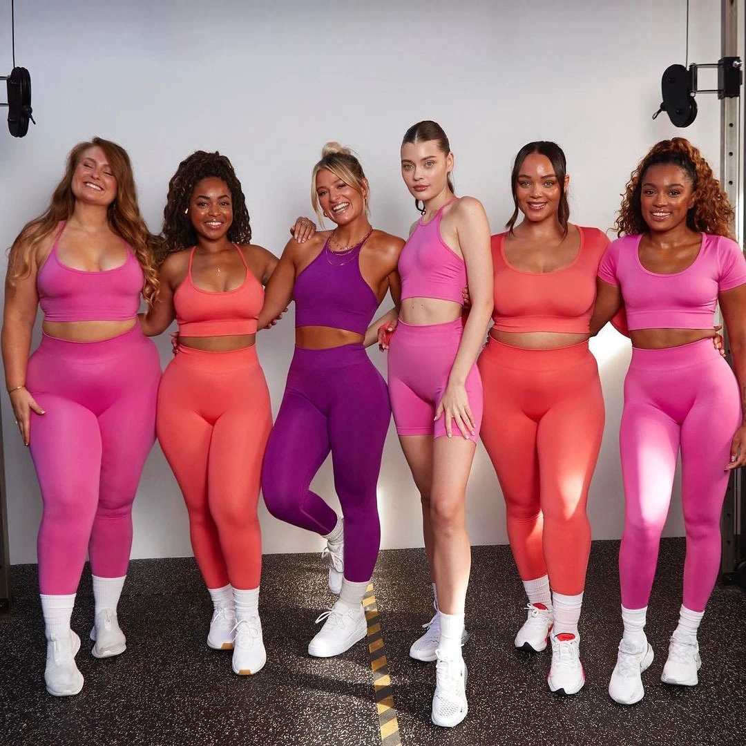 New Women 2/3/5/6PCS Seamless Yoga Set Workout Sportswear Gym Clothing Fitness High Quatiy High Elasetic Gym Sports Suits