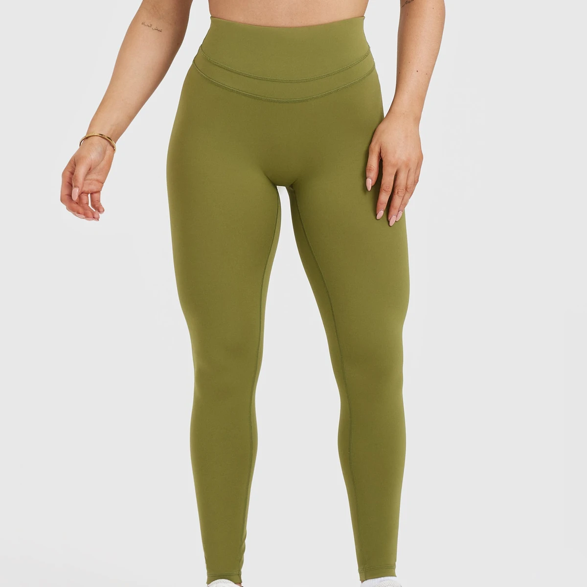 High Waist Women Leggings with Seamless Casual Design Smooth Stretch Fabric for Gym Yoga Fitness Workout Running