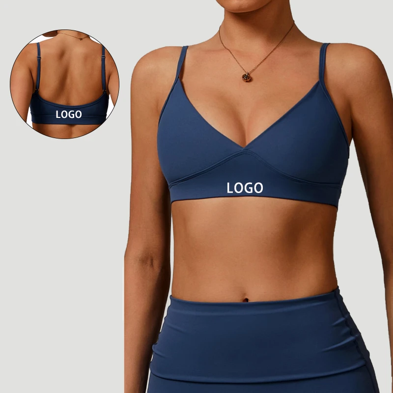 High Quality Women Plus Size Seamless Lightweight Breathable Four-Way Stretch Gym Active Yoga Wear Front Halter Backless Strappy
