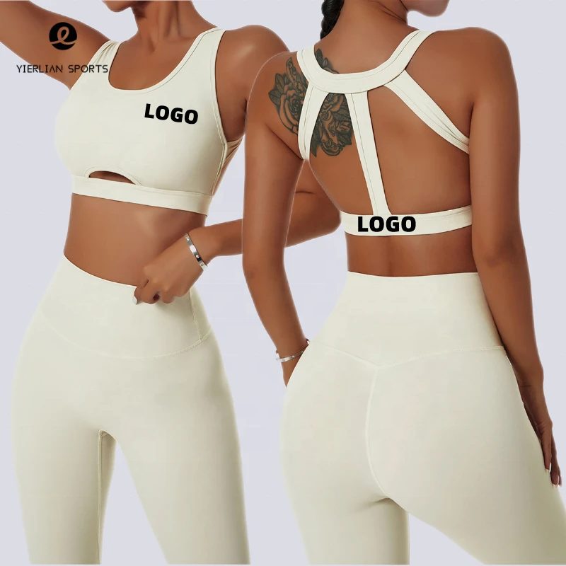 Hot Sale ECO Friendly Regeneration Recycled Nylon Shockproof Breathable Quick-drying Eco-friendly Sports Yoga Bra Clothing