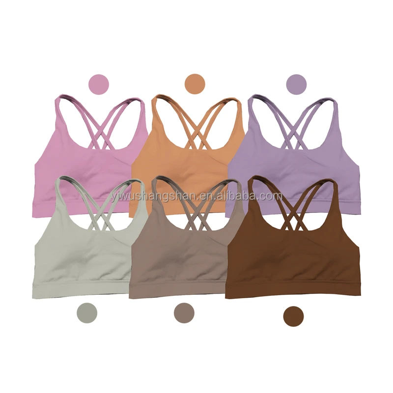 Customized OEM Kids Multi Plain Color Print Fitness Yoga Wear Fabric Baby Girls Sports Hot Child Casual Gym Bra